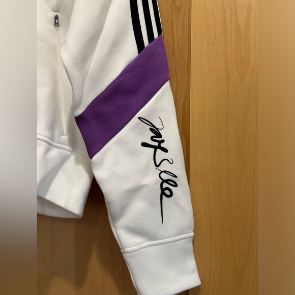 Adidas x JAY3LLE Co lab white hoodie. - Picture 5 of 8